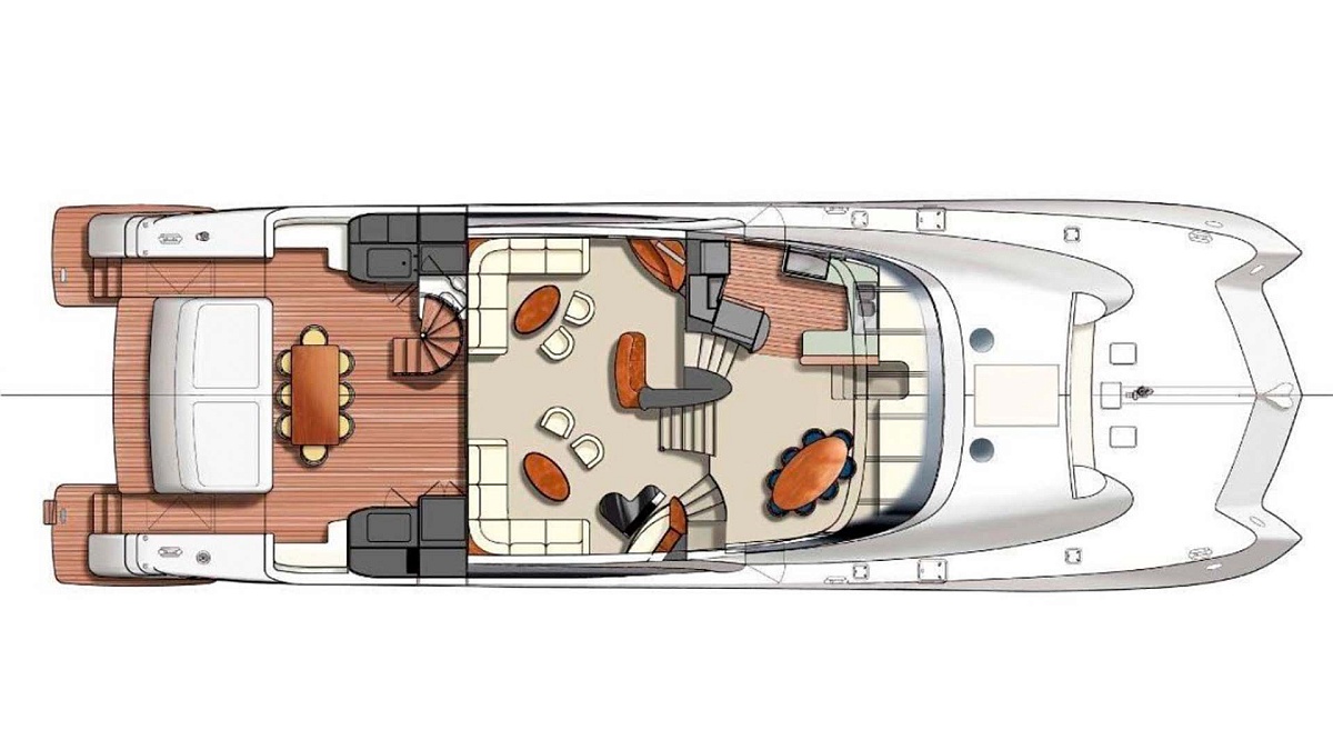 Аренда моторного тримарана Pachoud 86 Power Catamaran на Пхукете